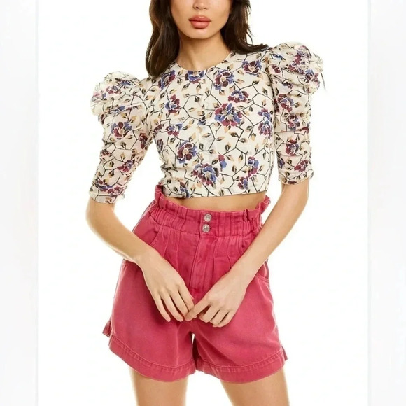 Isabel Marant Étoile Silva Top Floral Size 12
